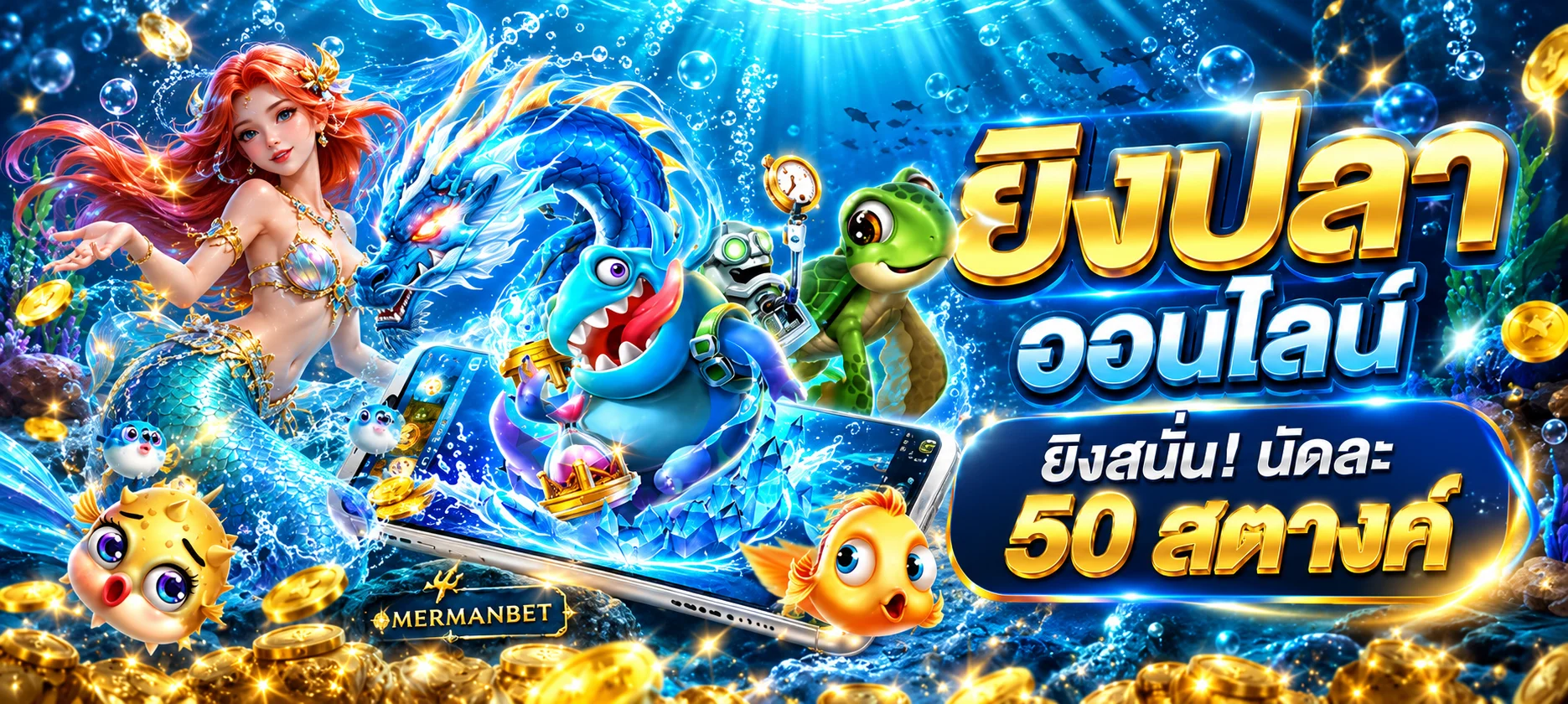 สล็อตออนไลน์ MERMANBET พร้อมเกมยิงปลา